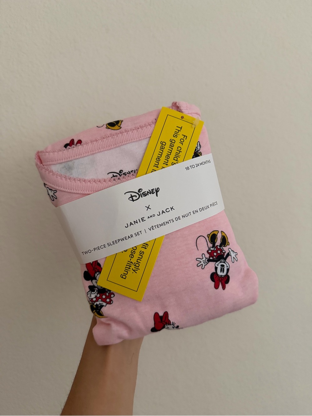 Janie and Jack Minnie Mouse Pajamas